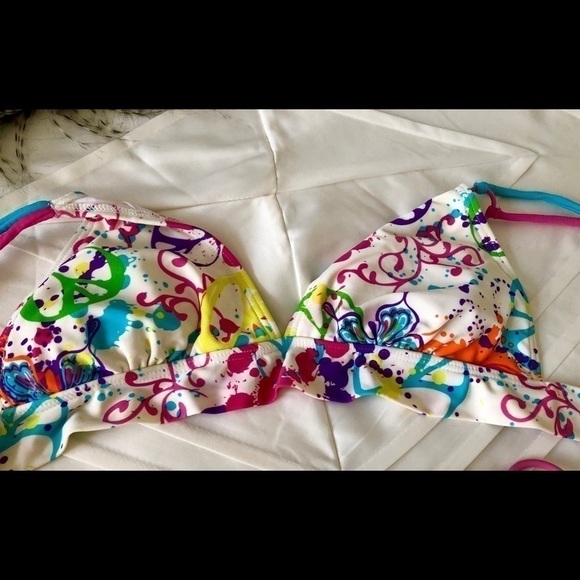Two Piece Colorful Bikini - Picture 2 of 4